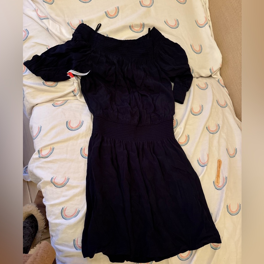 Aritzia Navy Dress